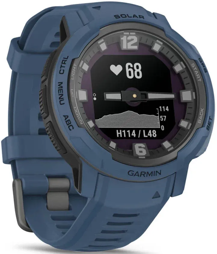 Garmin Instinct Crossover Solar Tidal Blue