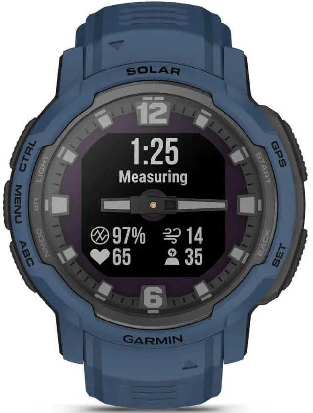 Garmin Instinct Crossover Solar Tidal Blue
