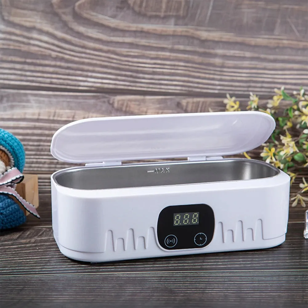 Glasses Ultrasonic Cleaner Jewelry Ultrasound Cleaning Machine High Frequency Ultrasonic Cleanser For Glasses Jewelry Washing