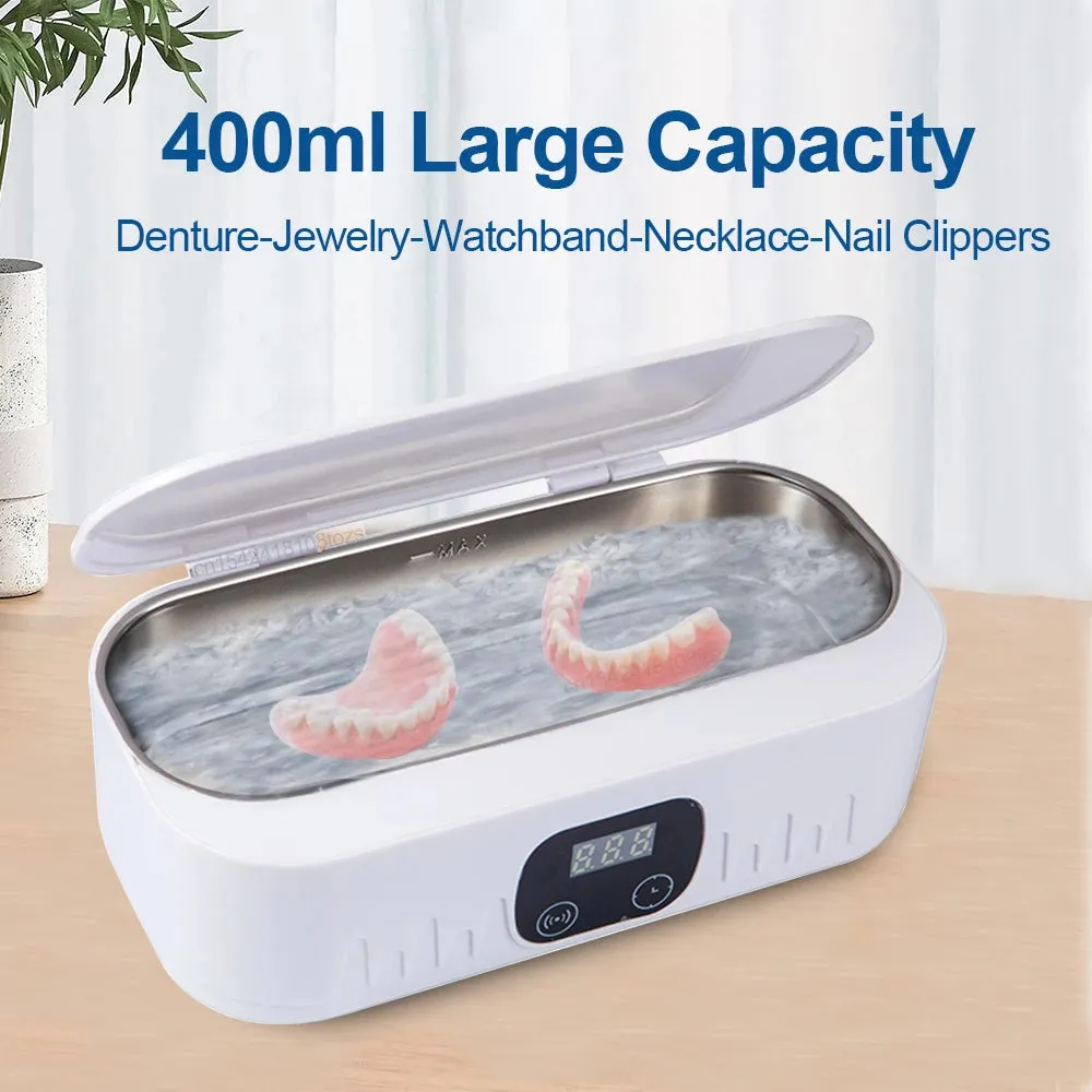 Glasses Ultrasonic Cleaner Jewelry Ultrasound Cleaning Machine High Frequency Ultrasonic Cleanser For Glasses Jewelry Washing