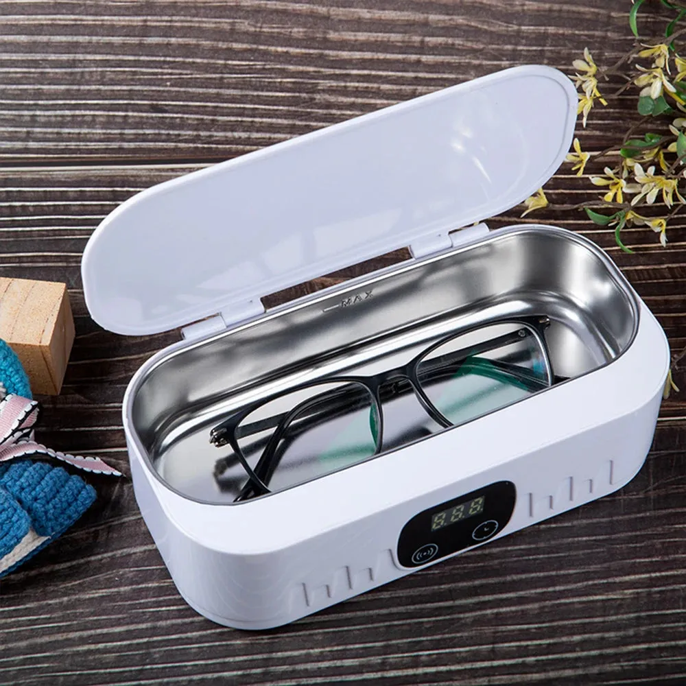 Glasses Ultrasonic Cleaner Jewelry Ultrasound Cleaning Machine High Frequency Ultrasonic Cleanser For Glasses Jewelry Washing