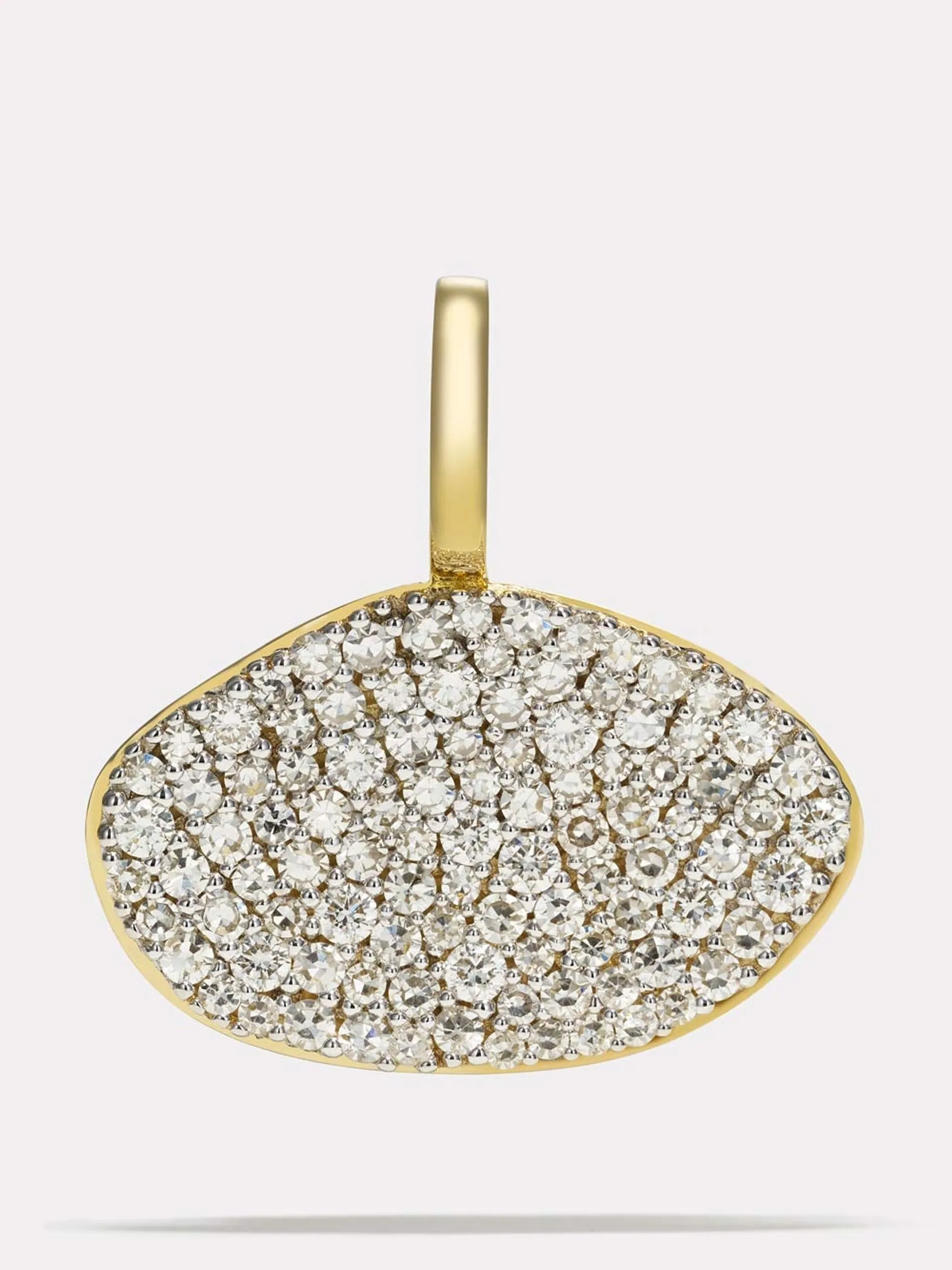 Gold Diamond cluster pendant