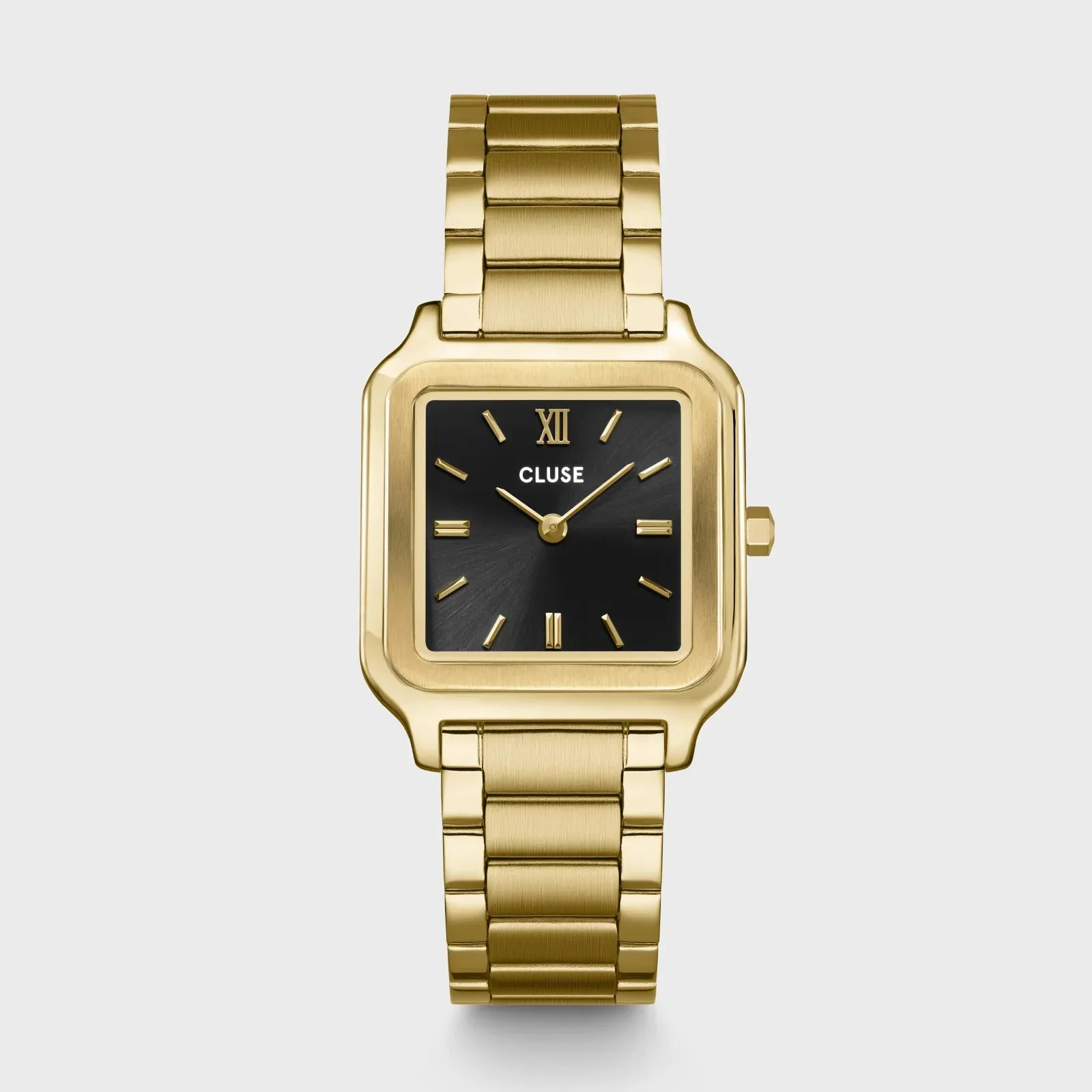 Gracieuse Watch Steel, Black, Gold