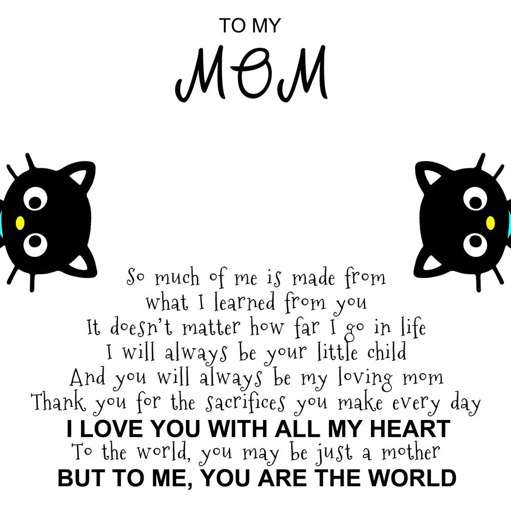 Hanging Cat Necklace Mom Greeting Card Sterling Silver Gift for Women