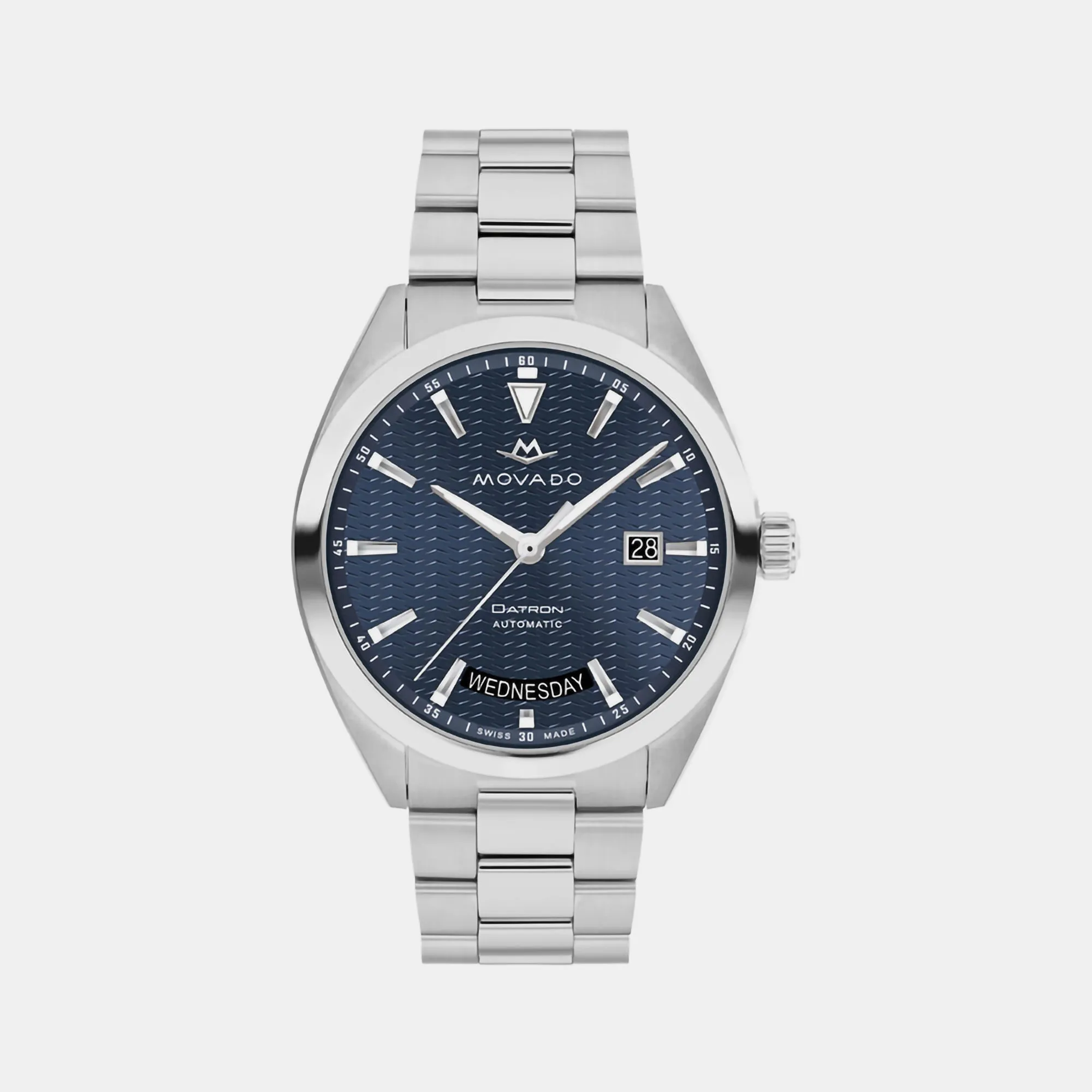 Heritage Men's Blue Analog Stainless Steel Watch 3650177