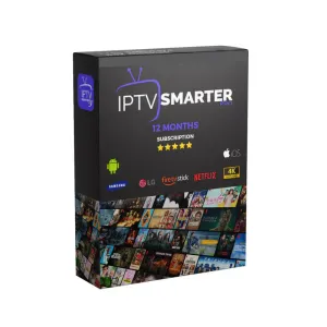 IPTV Smarters Pro Europe | 1-Year Subscription for Seamless Streaming