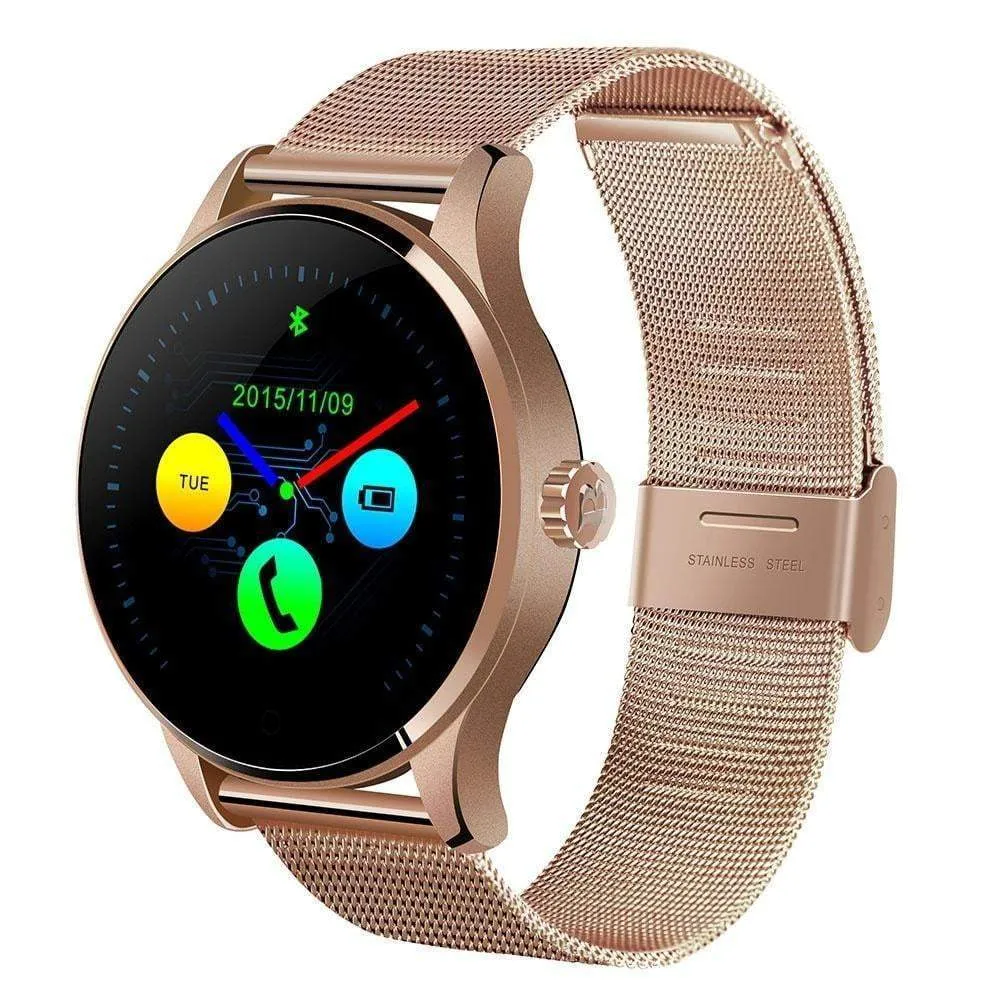 K88H Smartwatch MTK2502 Bluetooth Smart Watch Heart Rate Monitor Pedometer Dial for Android IOS