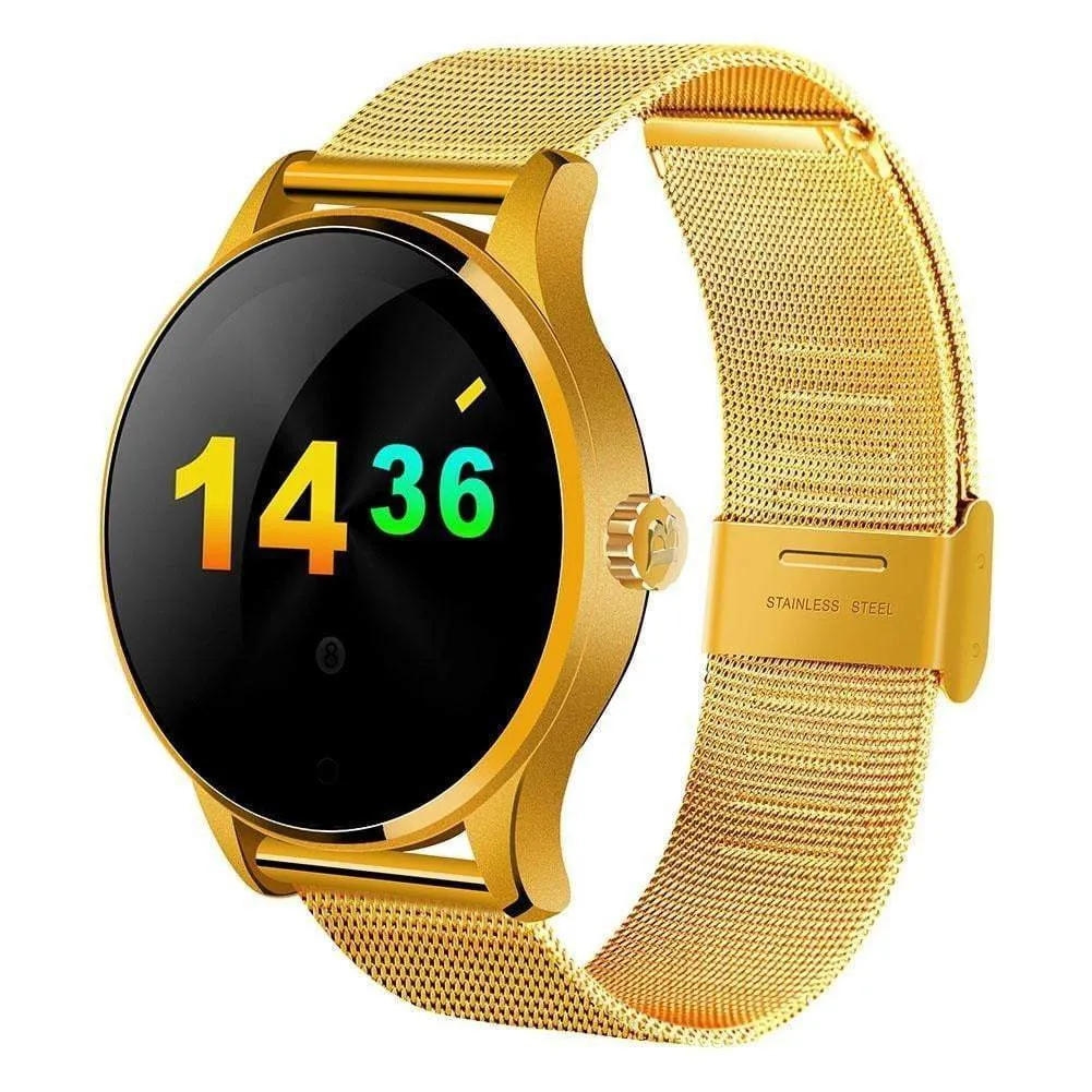 K88H Smartwatch MTK2502 Bluetooth Smart Watch Heart Rate Monitor Pedometer Dial for Android IOS