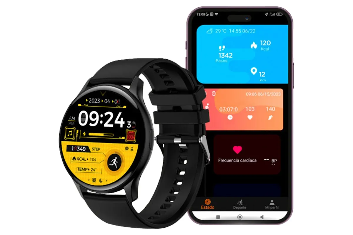 Ksix Core AMOLED Smartwatch | Black