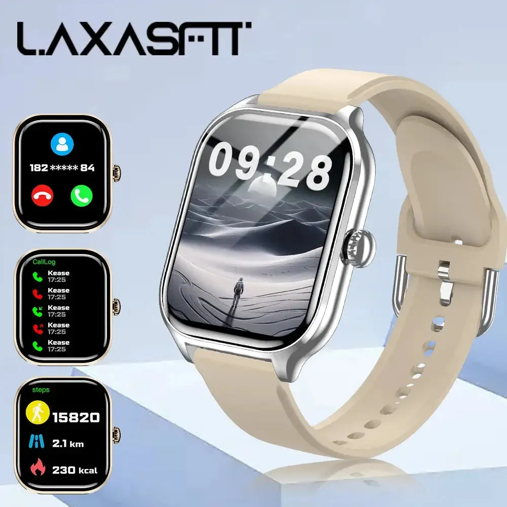 LAXASFIT New Men Women Smart Watch Bluetooth Talk Digital Smart Watch Clock Multi Sport Function Smart Watch Android IOS