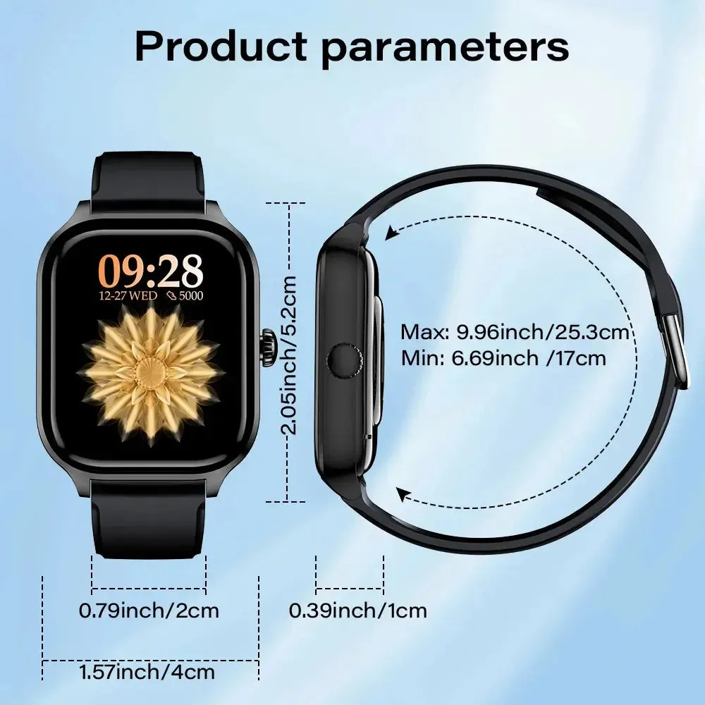 LAXASFIT New Men Women Smart Watch Bluetooth Talk Digital Smart Watch Clock Multi Sport Function Smart Watch Android IOS