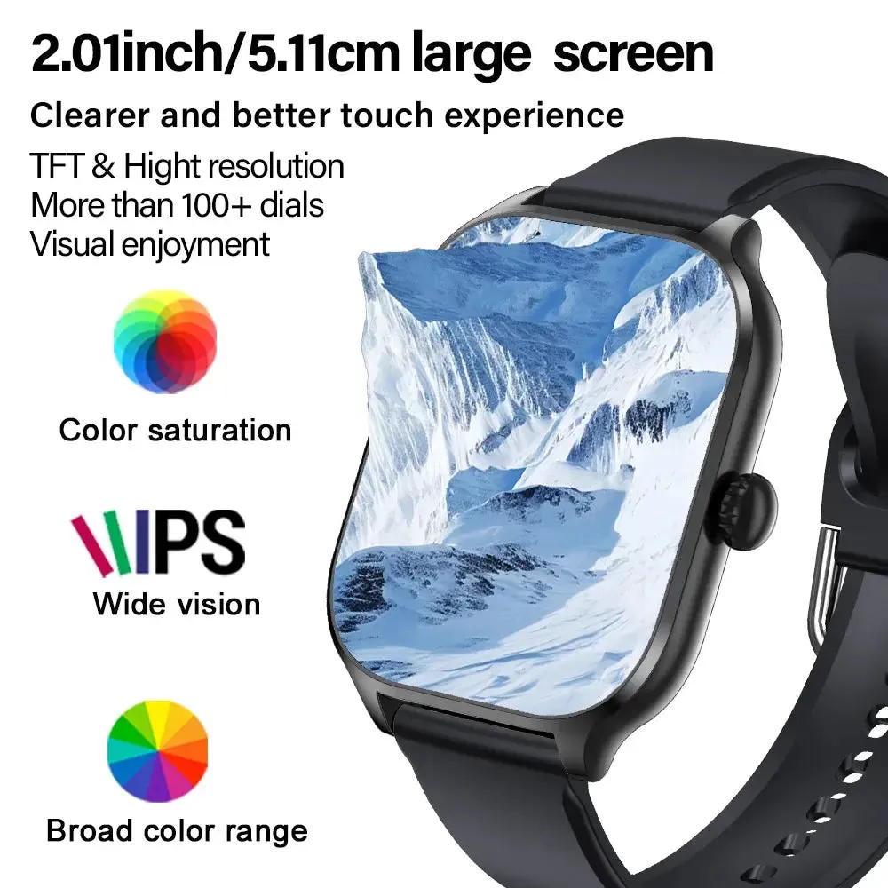 LAXASFIT New Men Women Smart Watch Bluetooth Talk Digital Smart Watch Clock Multi Sport Function Smart Watch Android IOS