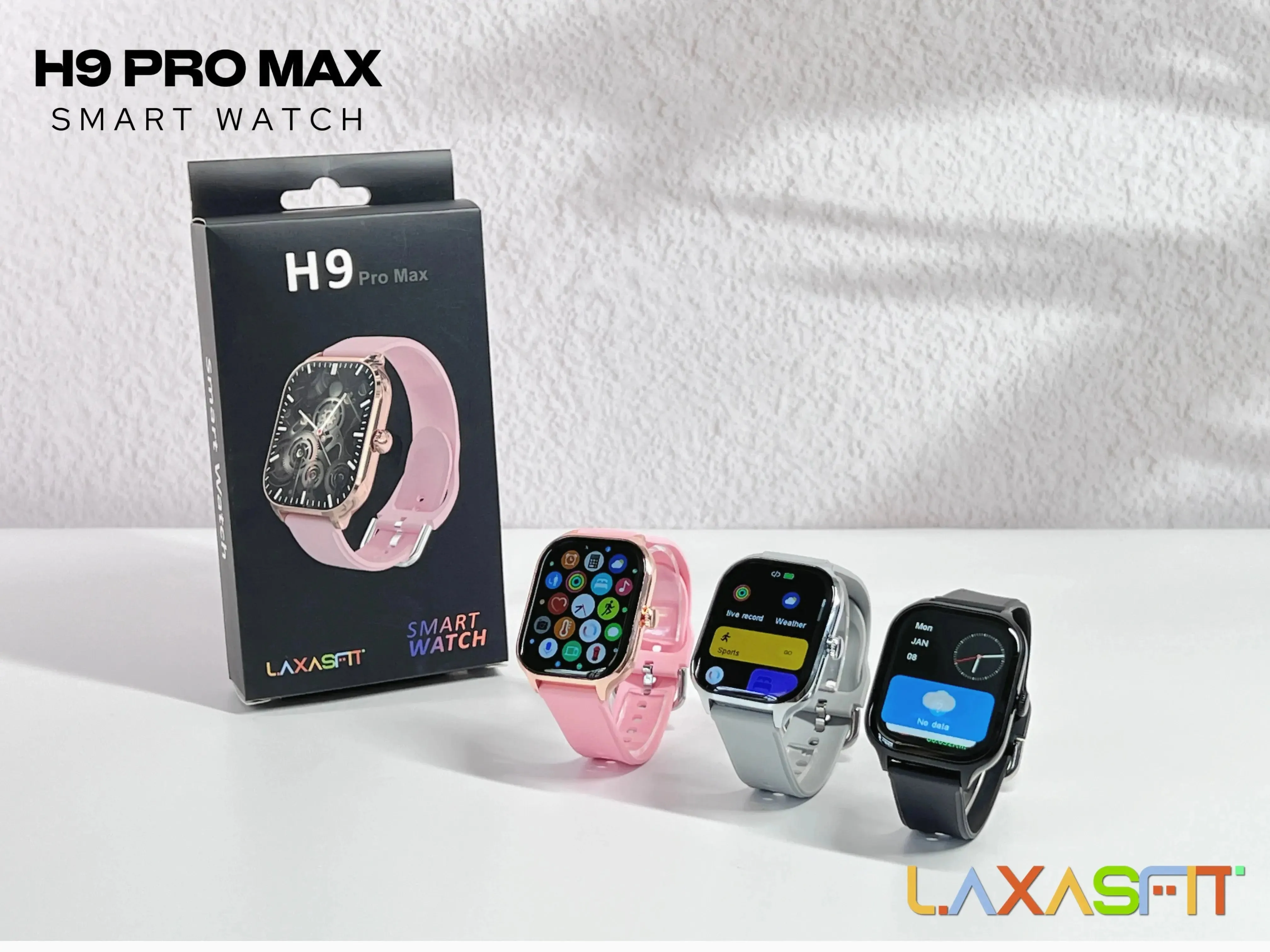 LAXASFIT New Men Women Smart Watch Bluetooth Talk Digital Smart Watch Clock Multi Sport Function Smart Watch Android IOS