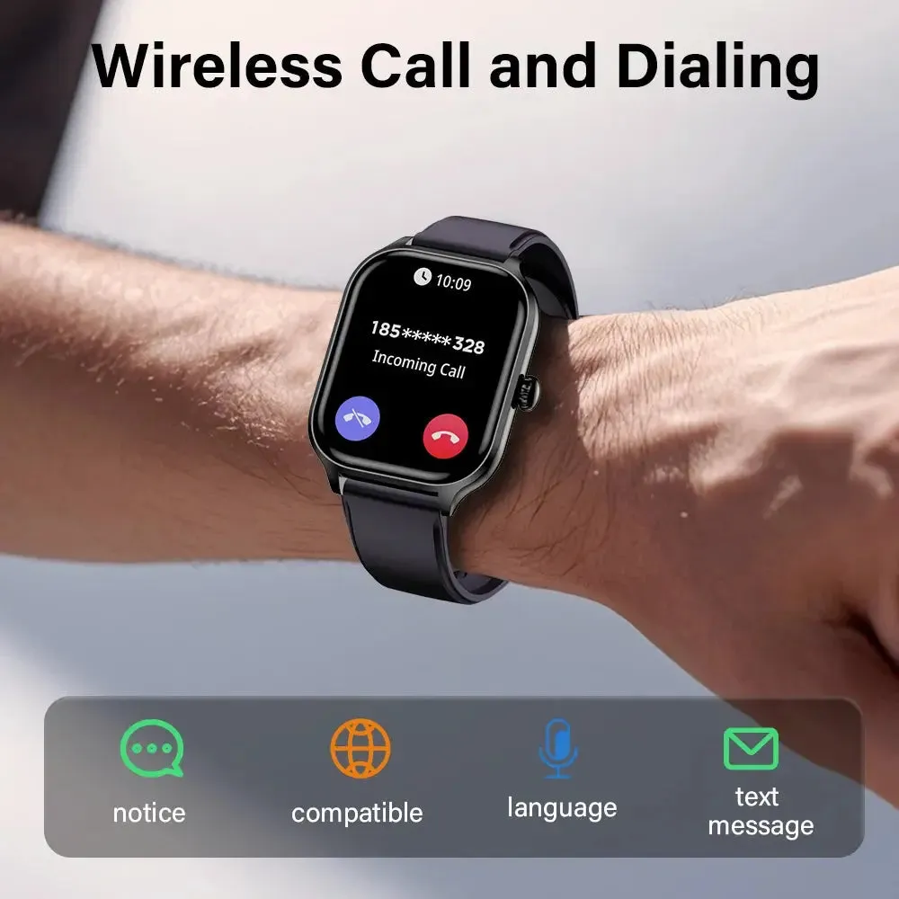 LAXASFIT New Men Women Smart Watch Bluetooth Talk Digital Smart Watch Clock Multi Sport Function Smart Watch Android IOS
