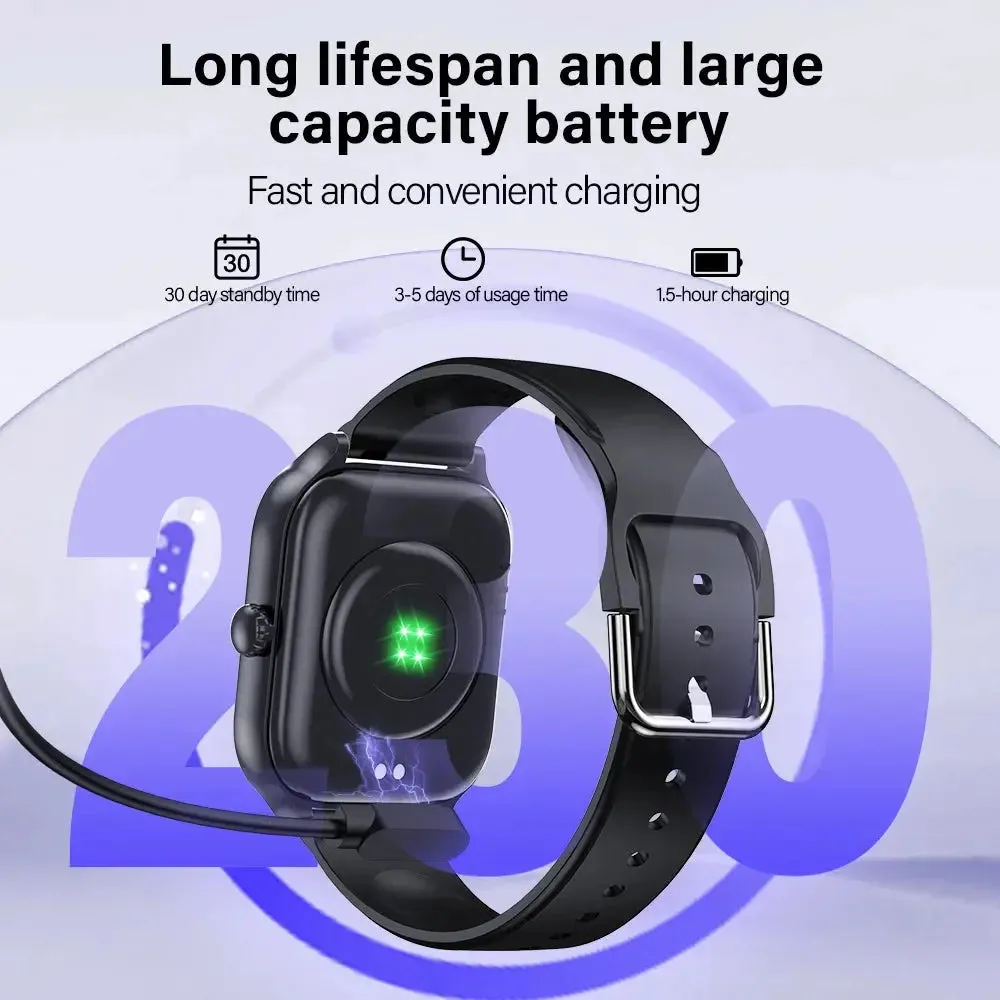LAXASFIT New Men Women Smart Watch Bluetooth Talk Digital Smart Watch Clock Multi Sport Function Smart Watch Android IOS