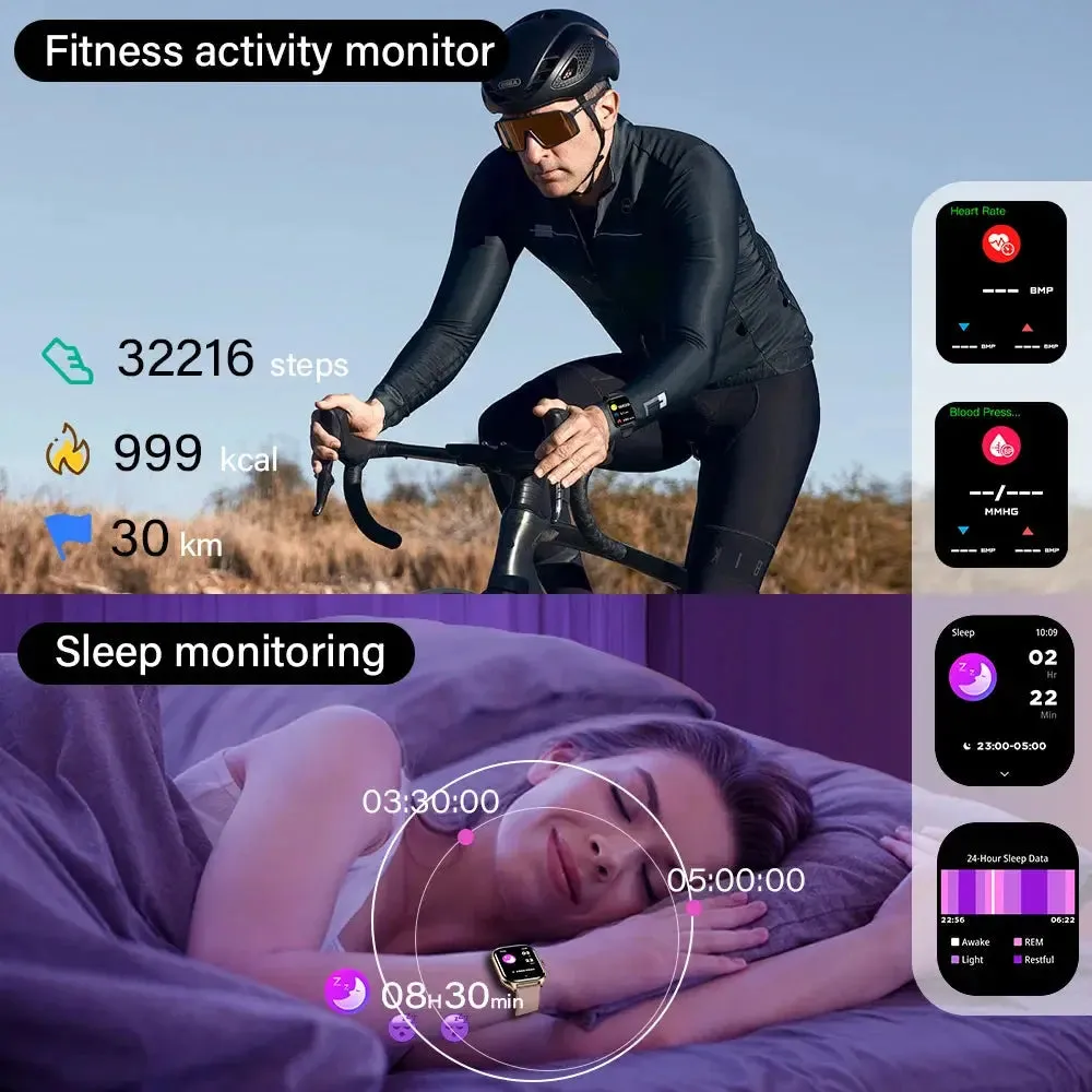 LAXASFIT New Men Women Smart Watch Bluetooth Talk Digital Smart Watch Clock Multi Sport Function Smart Watch Android IOS