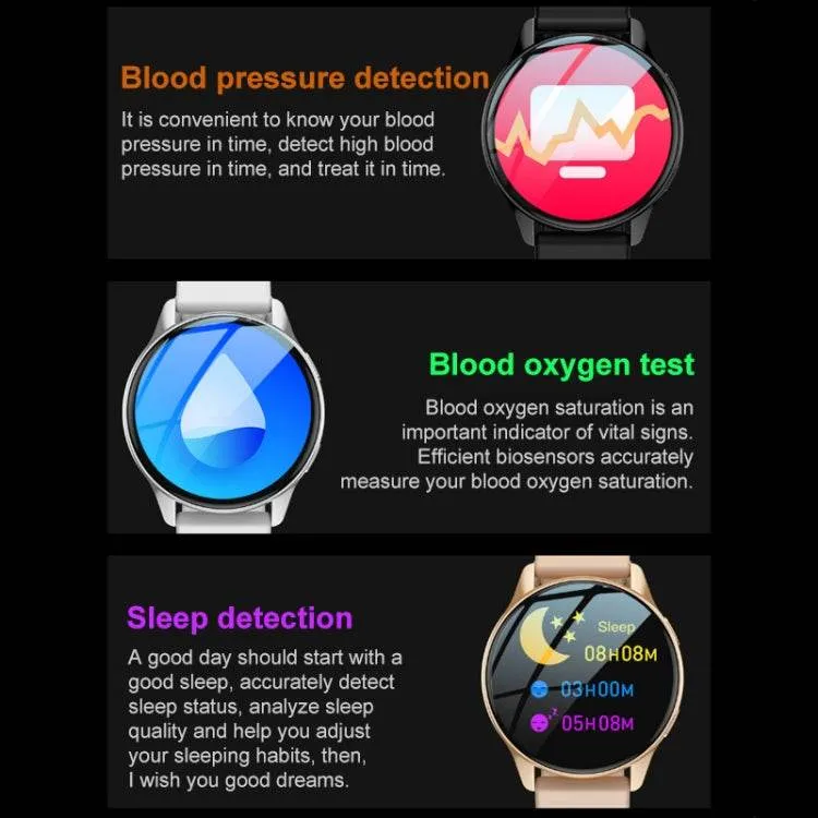 Lokmat T2 Pro 1.28" Waterproof Smartwatch with Heart Rate & Blood Pressure Monitoring