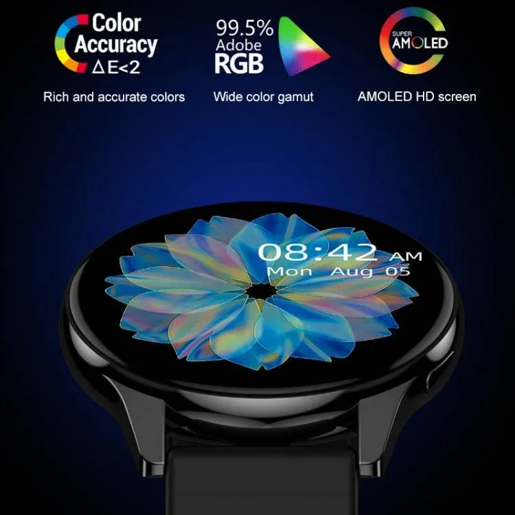 Lokmat T2 Pro 1.28" Waterproof Smartwatch with Heart Rate & Blood Pressure Monitoring
