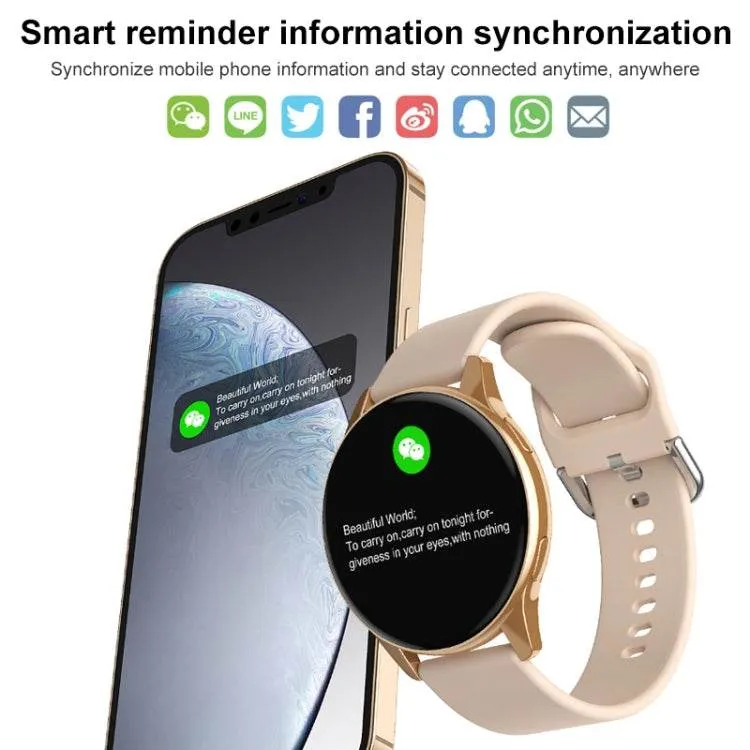 Lokmat T2 Pro 1.28" Waterproof Smartwatch with Heart Rate & Blood Pressure Monitoring