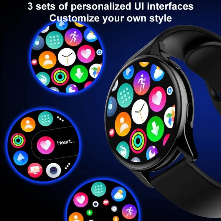 Lokmat T2 Pro 1.28" Waterproof Smartwatch with Heart Rate & Blood Pressure Monitoring