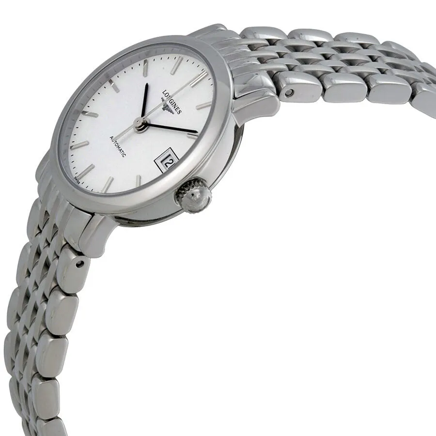 Longines Elegant White Dial Stainless Steel Ladies Watch L43094126 L3094126