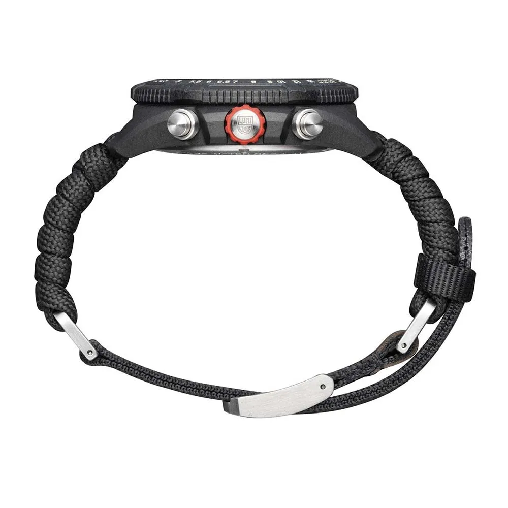 Luminox Men's Limited Edition Bear Grylls Survival Land 3780 Series Black Nylon Band Green Dial Quartz Analog Watch - XB.3798.MI