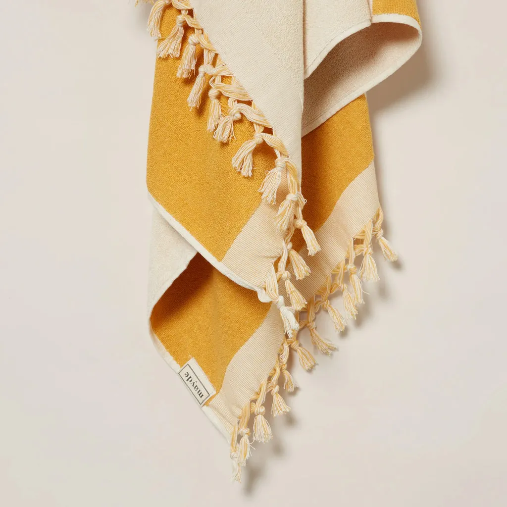 MAYDE ADVENTURE TOWEL - MUSTARD