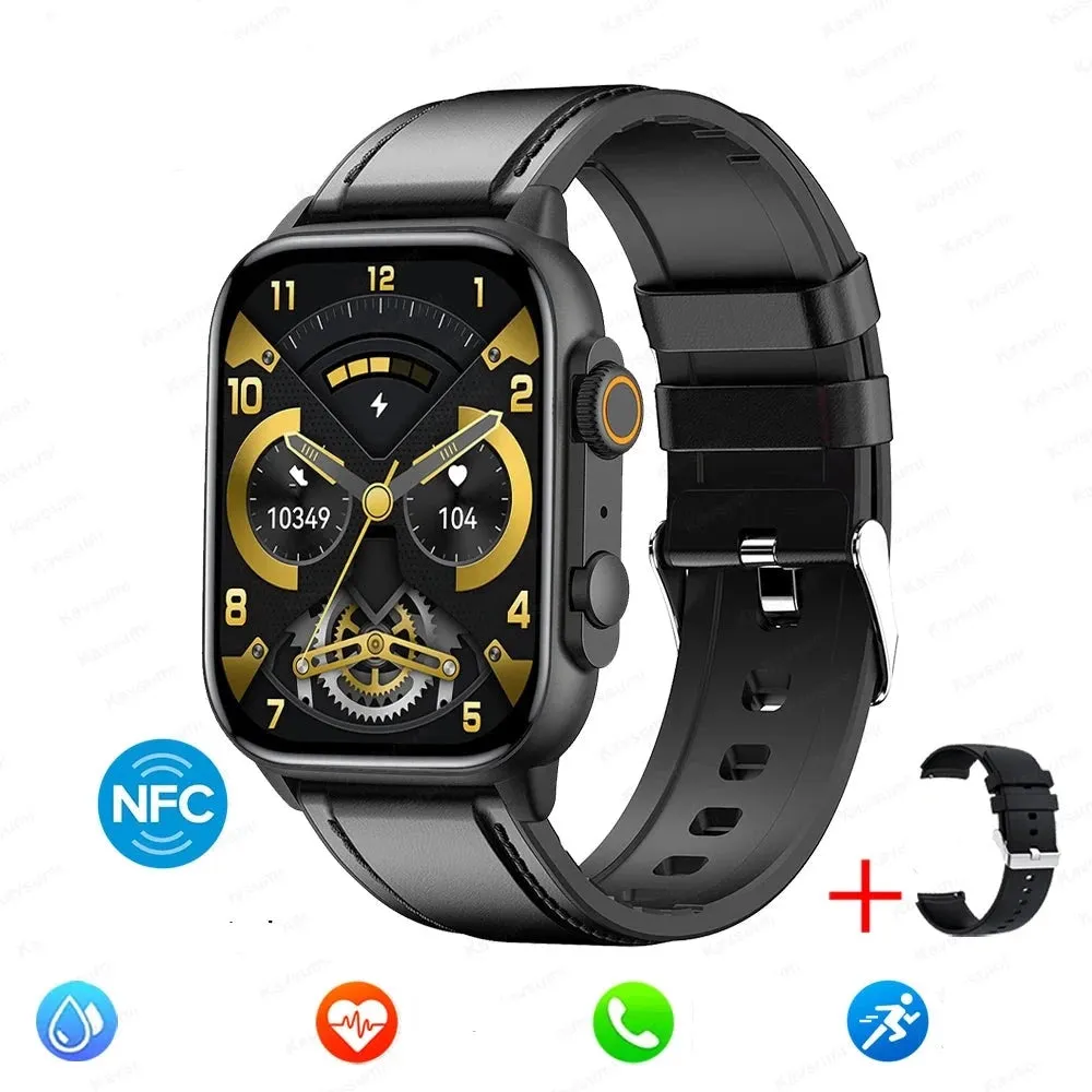 Men Women NFC AMOLED Screen  Bluetooth Call  Waterproof smart Watch