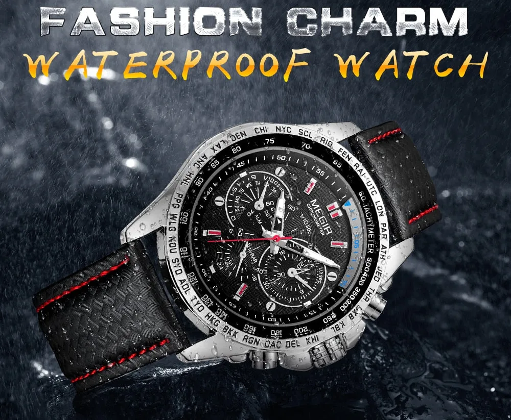 Mens Watches Top Brand Luxury Quartz Watch Men Fashion Luminous Army Waterproof Men Wrist Watch