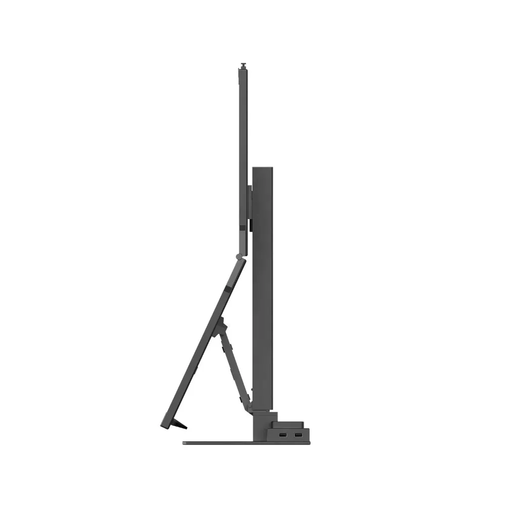 MOBILE PIXELS Geminos T - 24-inch stacked monitors - 10-in-1 multiple docks - Adjustable height and viewing angle - Black