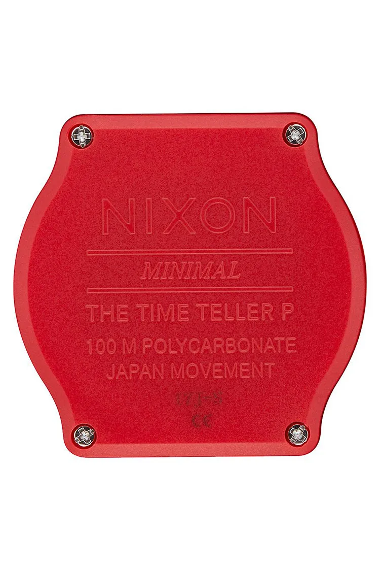 Nixon Time Teller P Corp Red/White