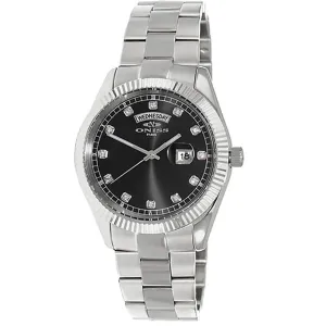 Oniss Men's Admiral Black Dial Watch - ON3881-MBK