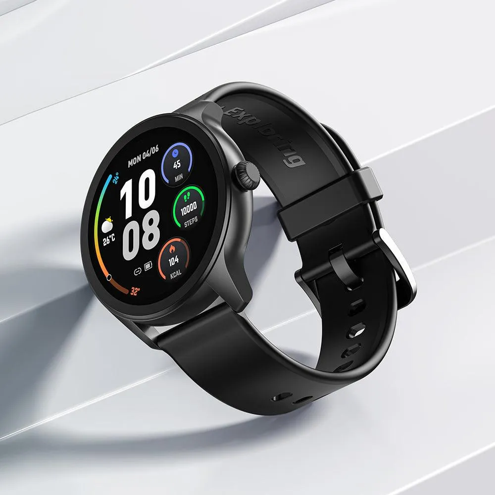 Oraimo Watch 2R OSW-30 Smart Watch With Black Silicone Strap