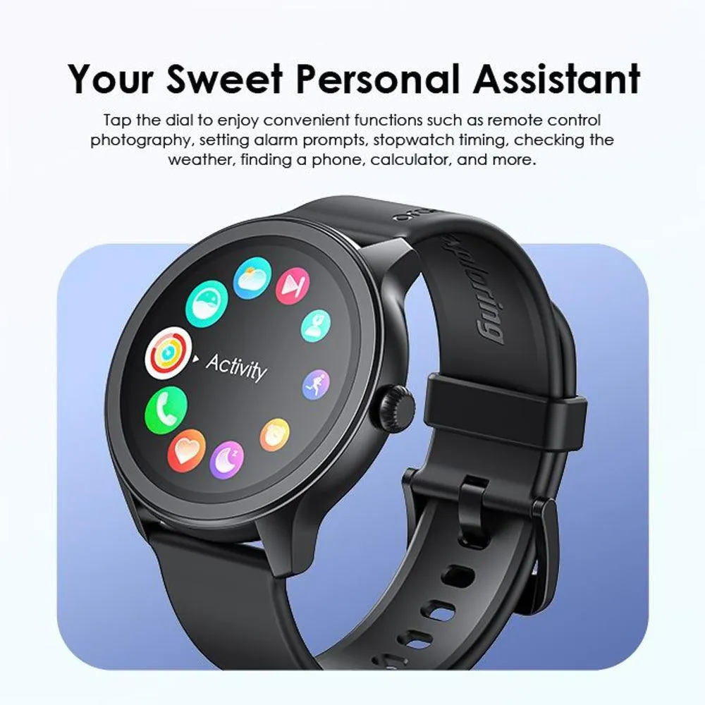Oraimo Watch 2R OSW-30 Smart Watch With Black Silicone Strap