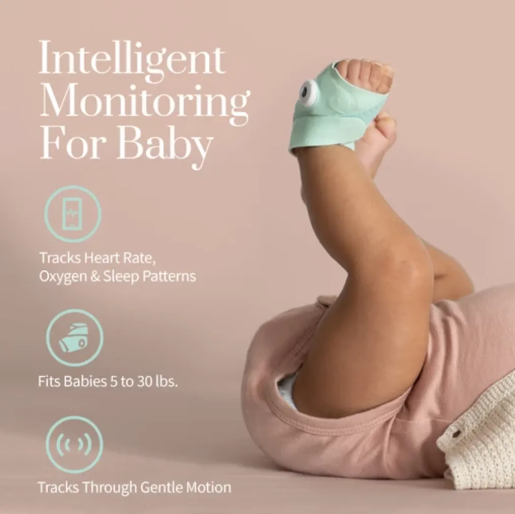 Owlet Smart Sock 3   Cam Bundle - Mint