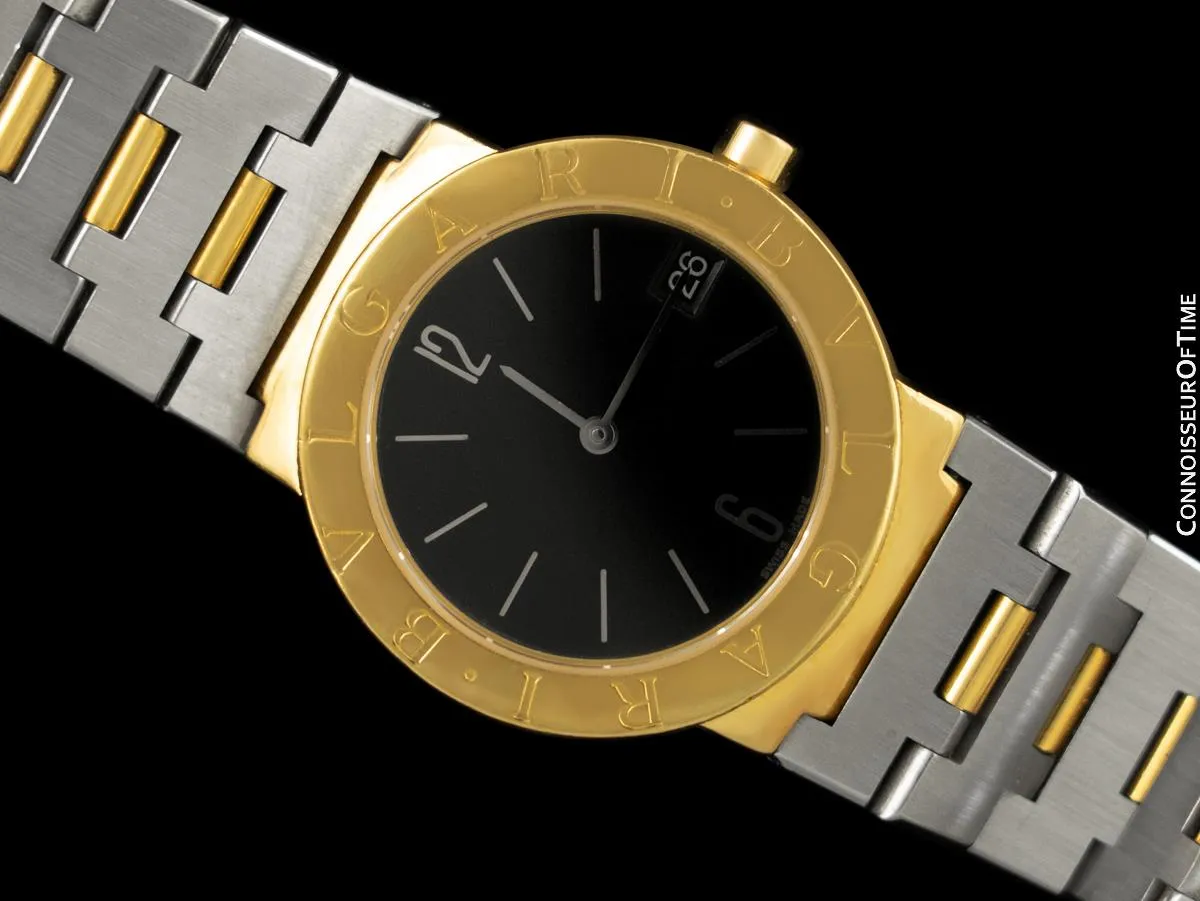 Owned & Worn by Richard Chamberlain Bvlgari Bvlgari (Bulgari) Midsize Watch - Solid 18K Gold & Stainless Steel