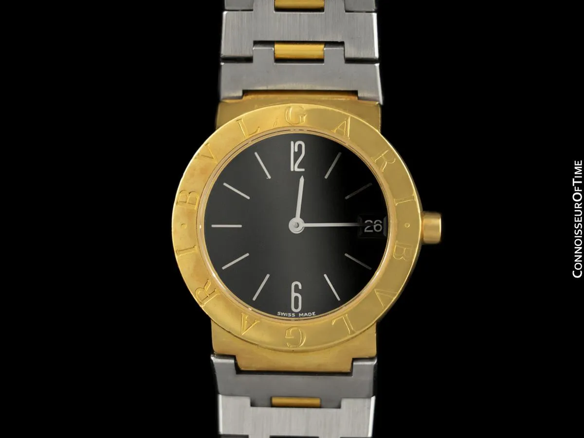 Owned & Worn by Richard Chamberlain Bvlgari Bvlgari (Bulgari) Midsize Watch - Solid 18K Gold & Stainless Steel
