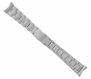 OYSTER WATCH BAND STAINLESS STEEL FOR VINTAGE 34MM ROLEX DATE 19MM  RIVET STEEL