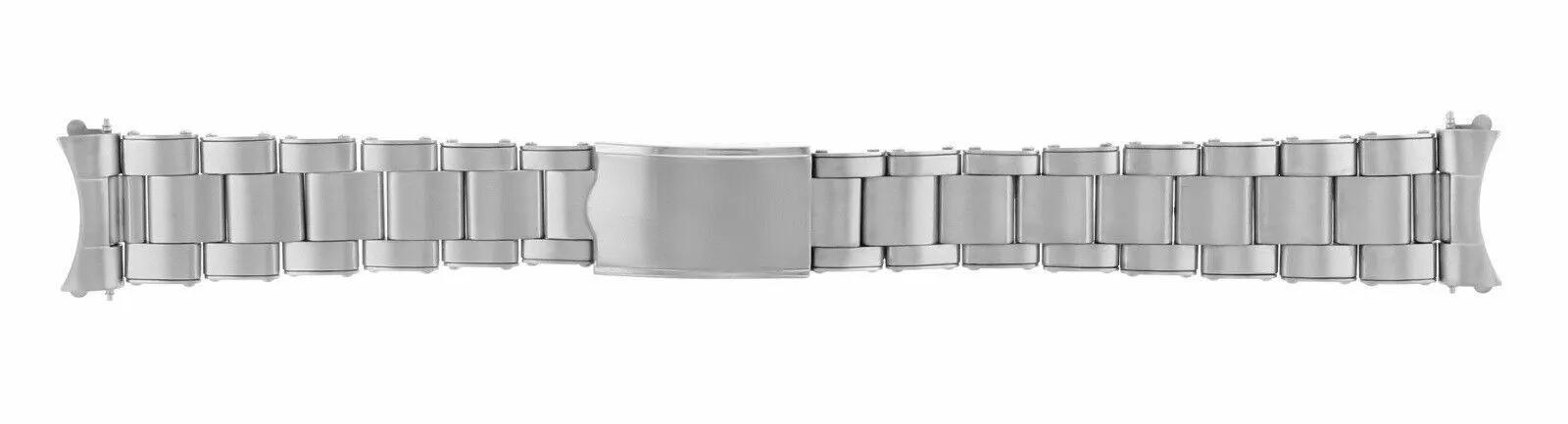 OYSTER WATCH BAND STAINLESS STEEL FOR VINTAGE 34MM ROLEX DATE 19MM  RIVET STEEL