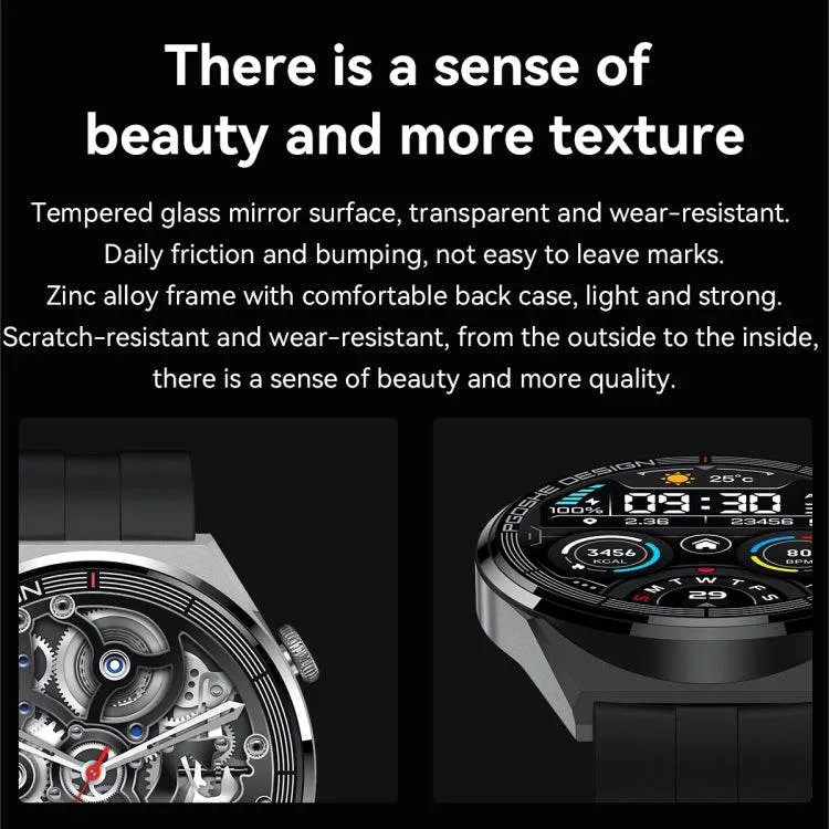 PG3 Pro 1.41-Inch Bluetooth Smart Watch with Heart Rate and Blood Pressure Monitoring