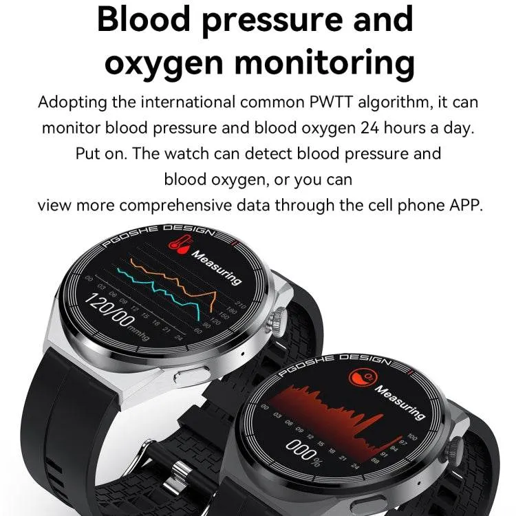 PG3 Pro 1.41-Inch Bluetooth Smart Watch with Heart Rate and Blood Pressure Monitoring