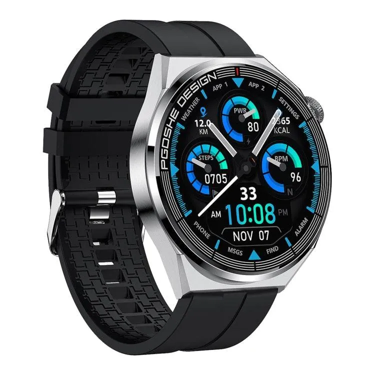 PG3 Pro 1.41-Inch Bluetooth Smart Watch with Heart Rate and Blood Pressure Monitoring