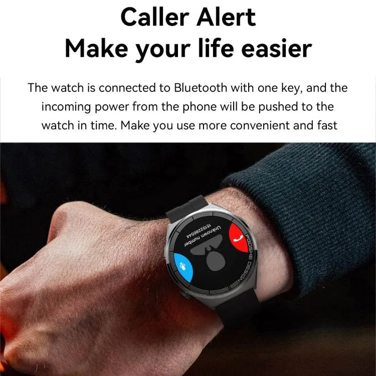 PG3 Pro 1.41-Inch Bluetooth Smart Watch with Heart Rate and Blood Pressure Monitoring