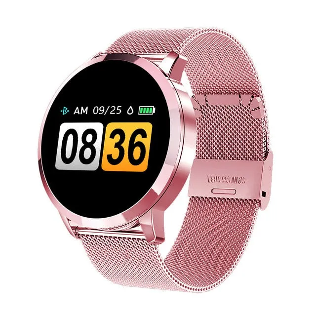 "CYUC Q8" OLED Color Screen Fitness Tracker Heart Rate Blood Pressure