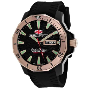 Seapro Men's Scuba Dragon Diver Limited Edition 1000 Meters Black Dial Watch - SP8323