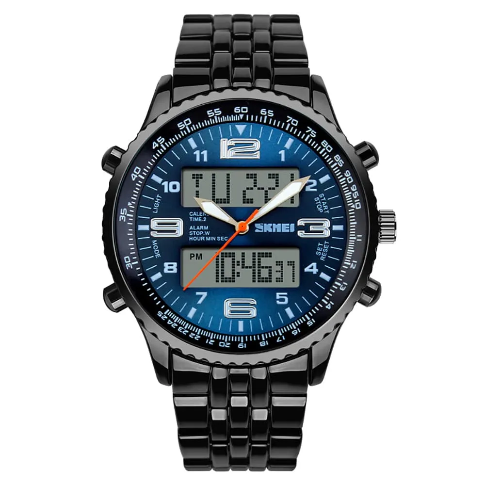Skmei 1032 Original Analog Digital Steel watch for Men