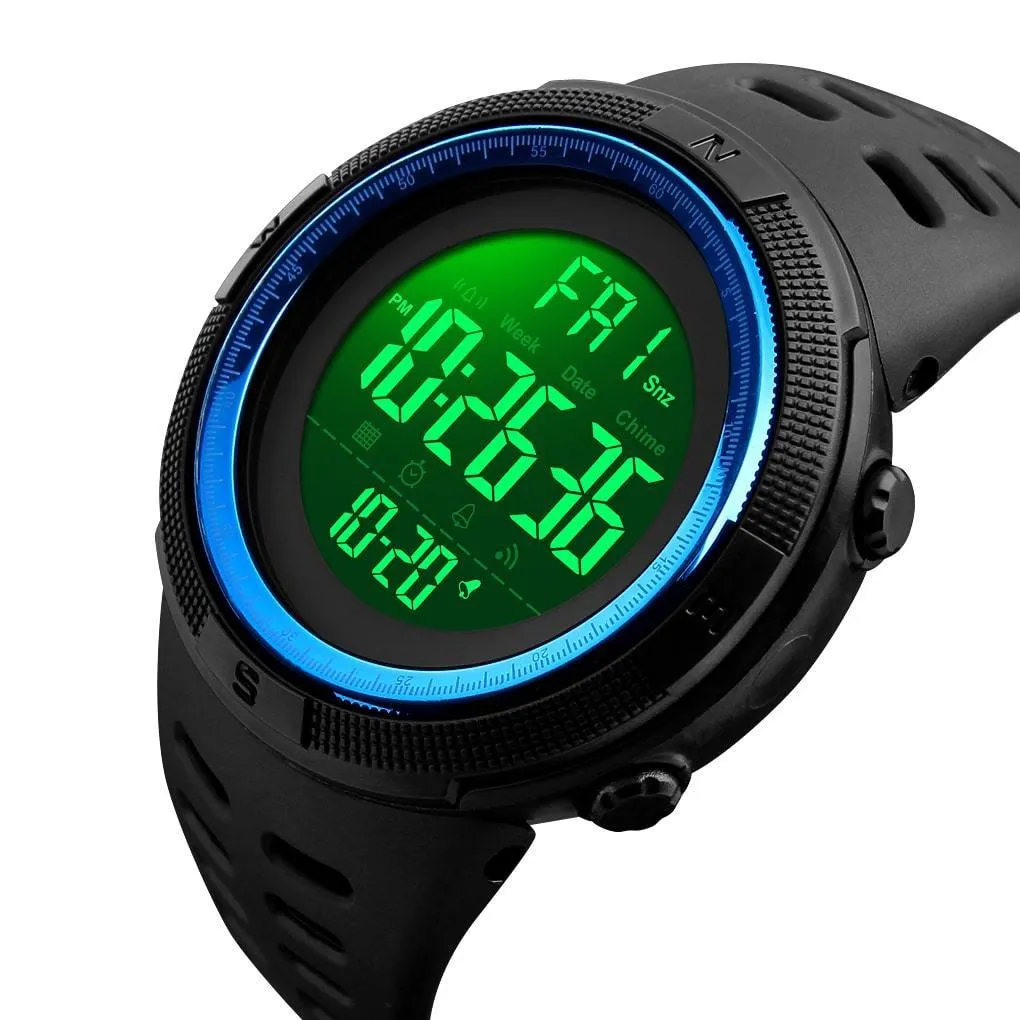 Skmei 1251 Original Digital Waterproof Sports Watch for Men Blue