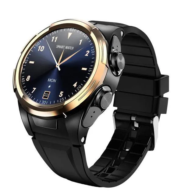 Smart Watch with TWS Bluetooth Earphone 2In1 Heart Rate Blood Pressure Monitor