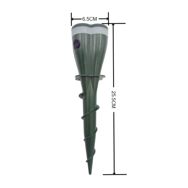  Solar Powered Waterproof Screw Mole Repellent