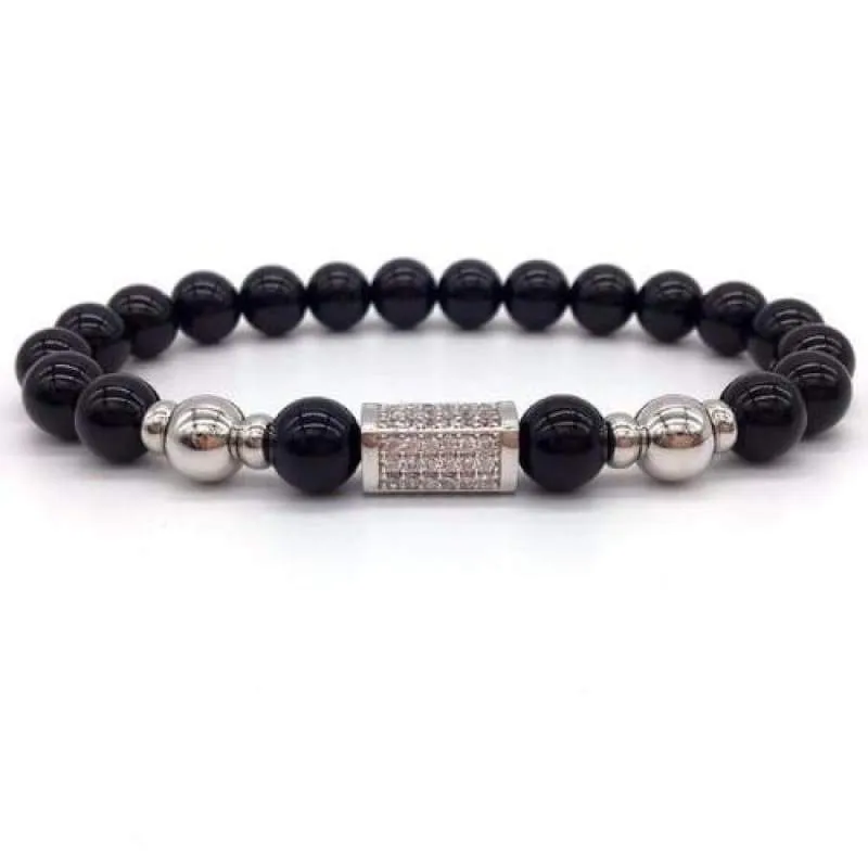 Sons of Odin Rose Gold/Black Bar Bracelet